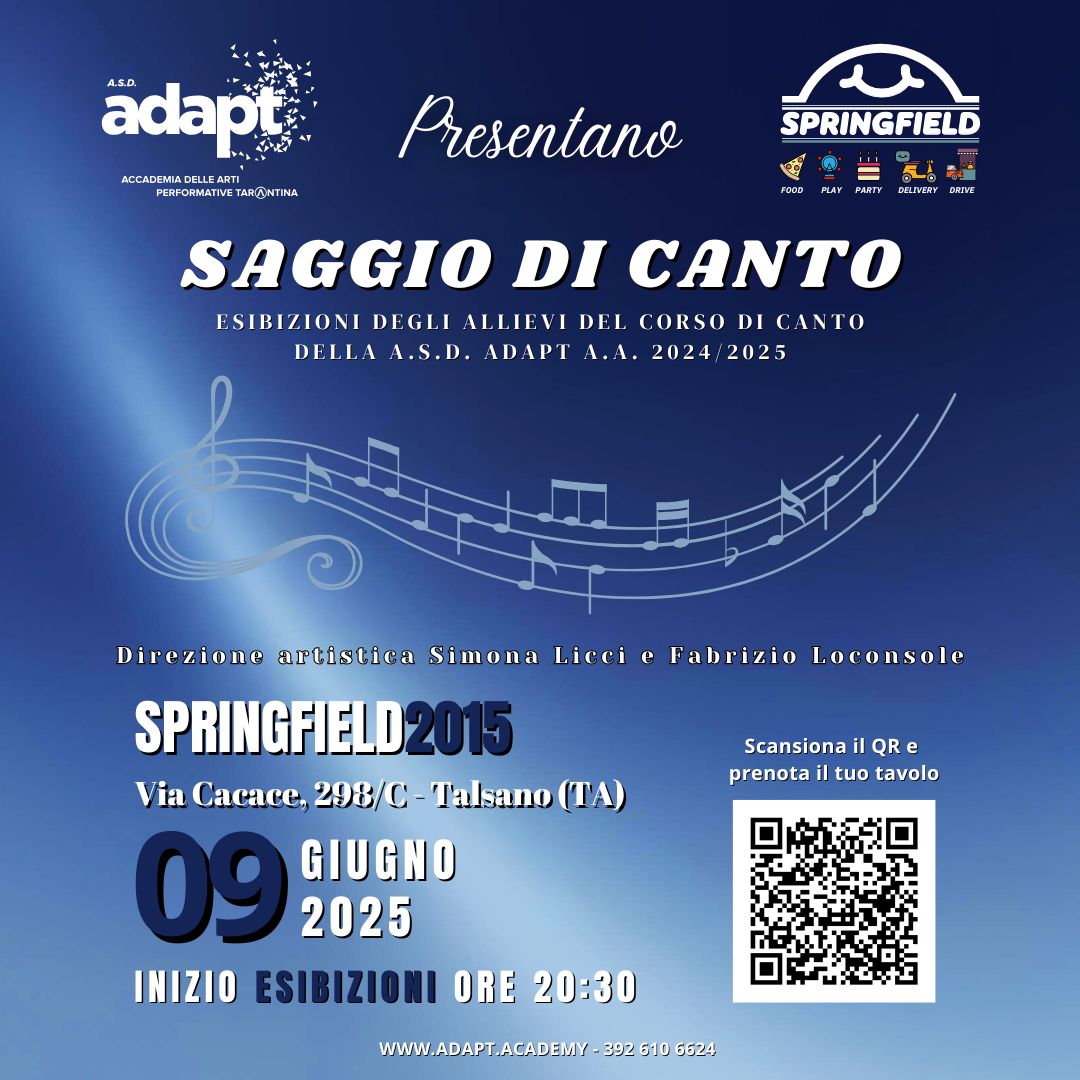 Saggio di canto ADAPT